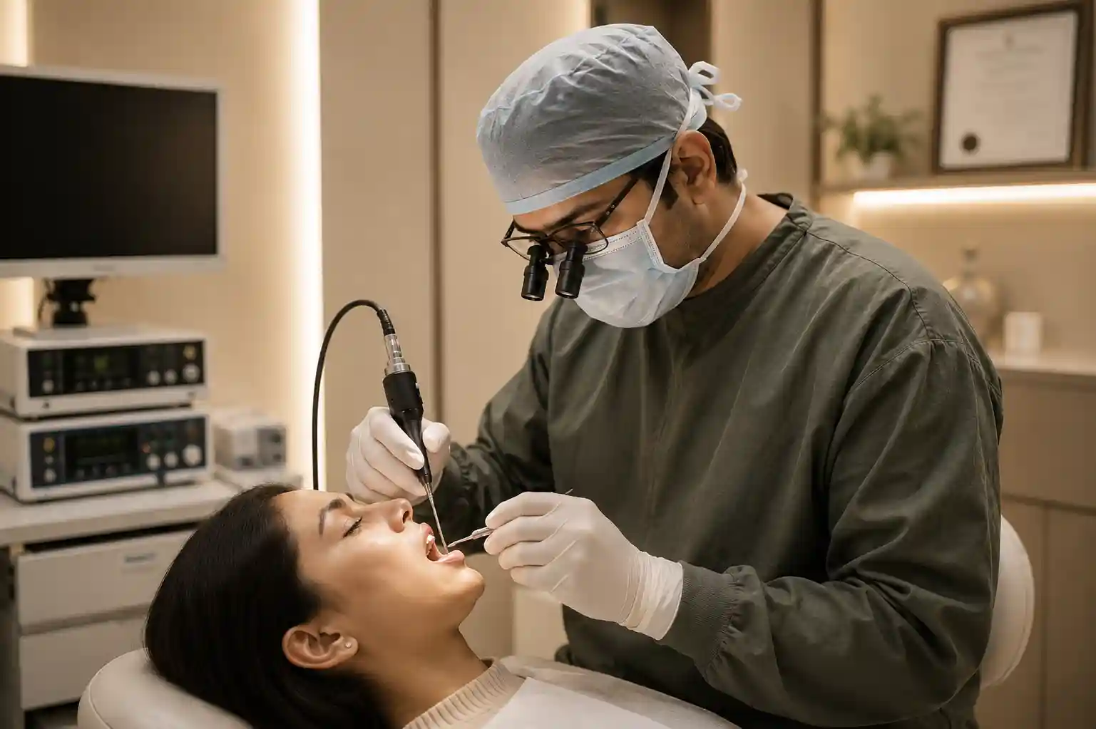 Coblator/Laser Assisted Tonsillectomy